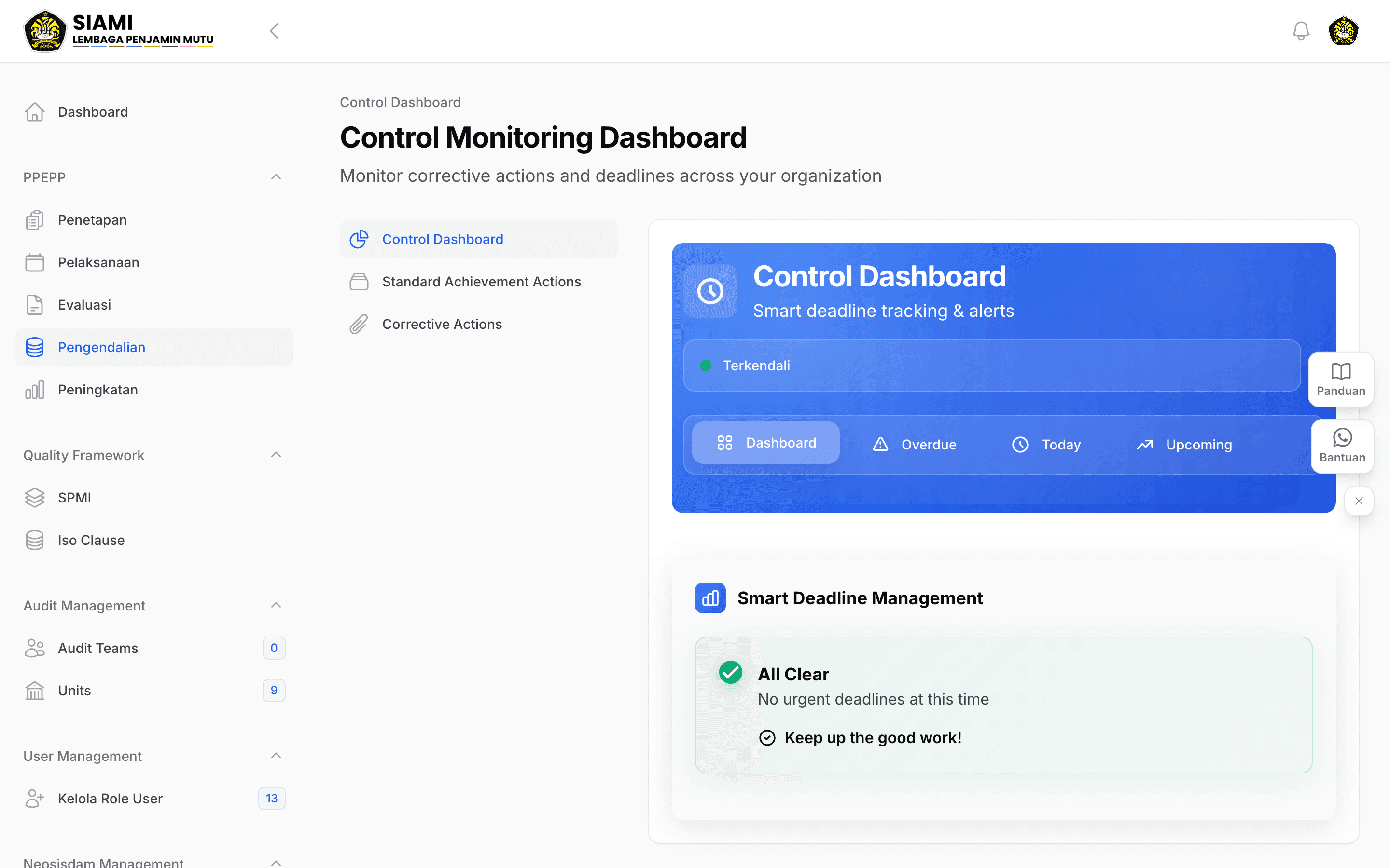 Audit monitoring