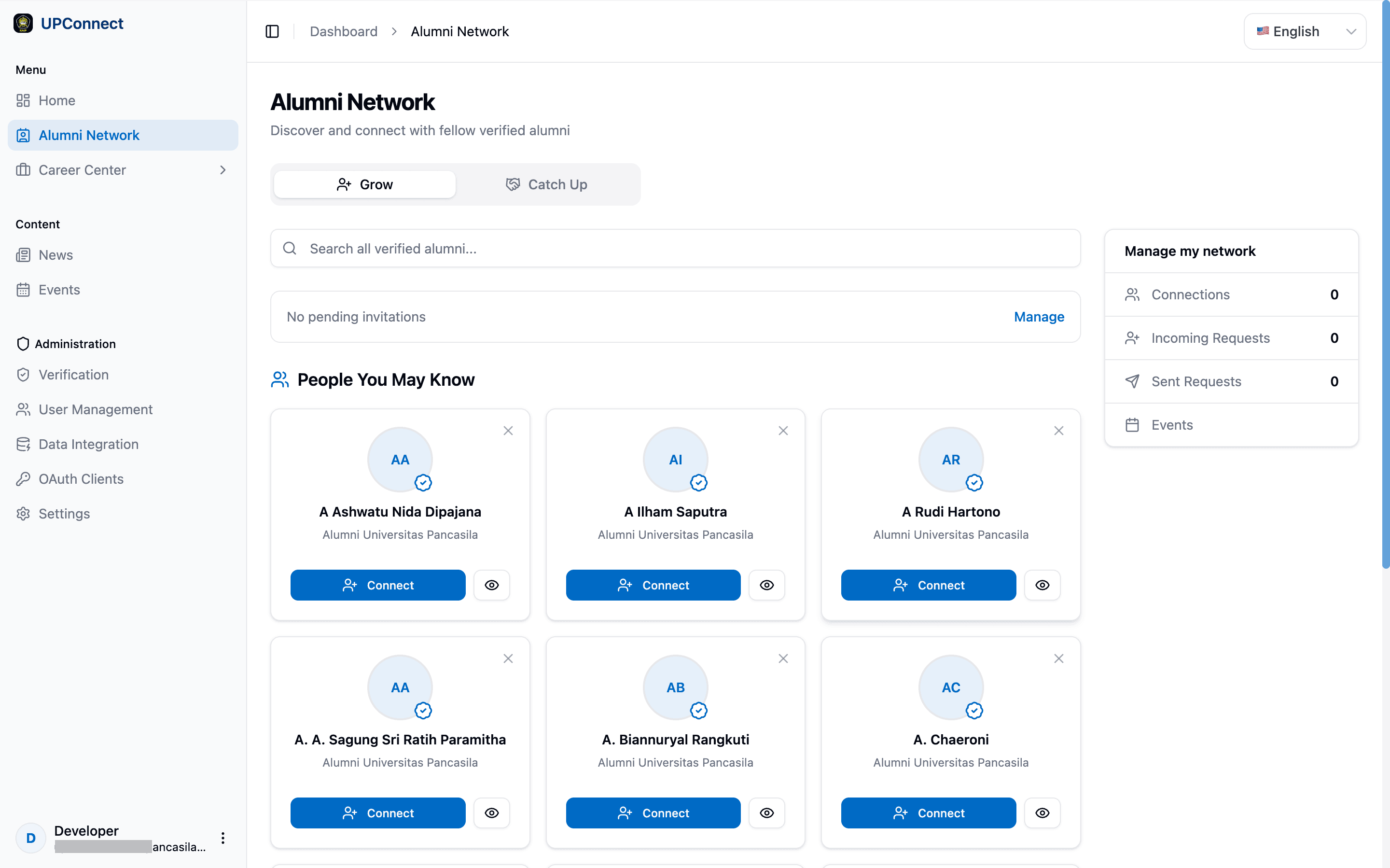 Alumni network