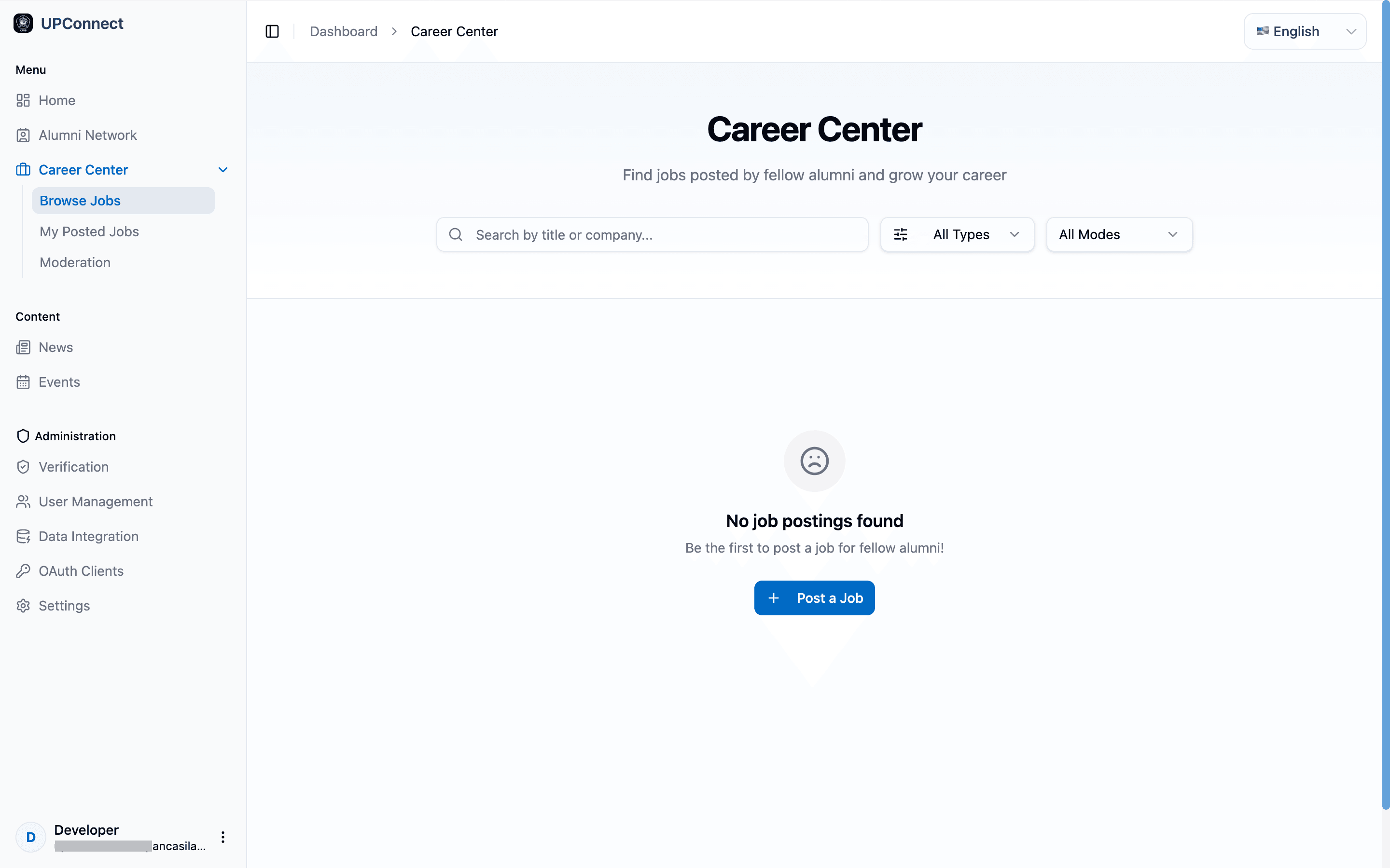 Career center